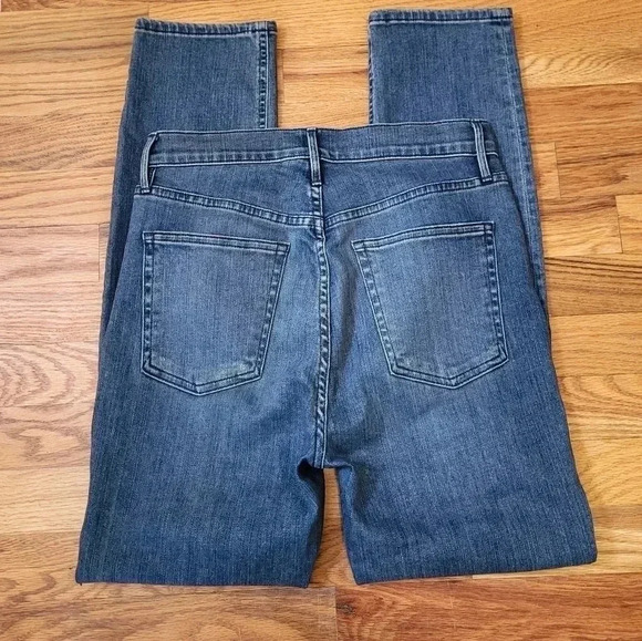 3x1 N.Y.C W4 Colette Slim Crop Jeans High Rise Frayed Distressed Jeans(26) - Picture 4 of 10